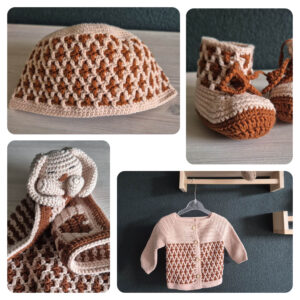 Haakpatroon complete cosy babyset