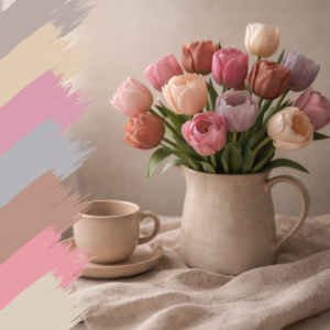 Haked kleurpalet - rust & naturel - Durable Coral